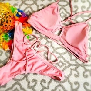 Baby Pink Scrappy Bikini